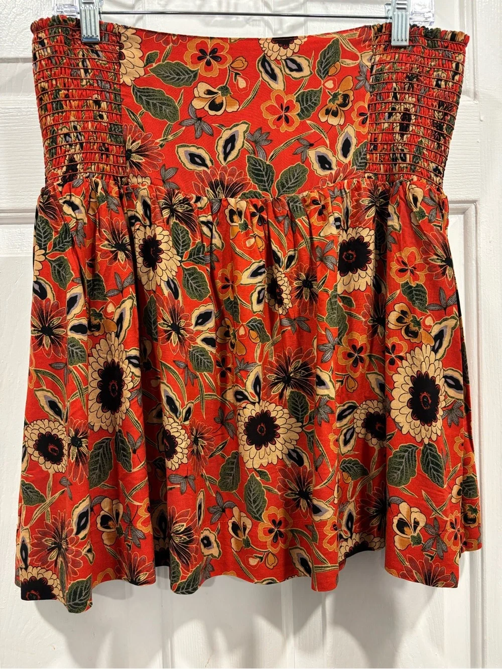 Natural Life tiered, reversible skirt Sunflowers NWOT - Picture 4 of 5